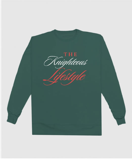 Knighteous Lifestyle LUXURY TAX LS Crewneck